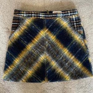 Plaid Wool UO Skirt